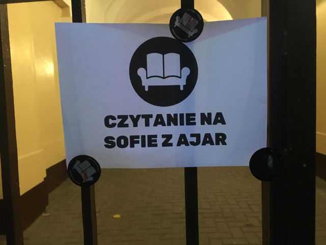 Sofalesung in Warschau