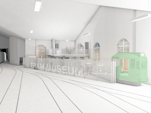 Visualisierung des Trammuseums