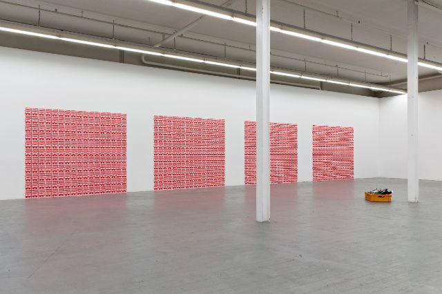 Matthias Liechti, Holes, Blanks, Ways Out (garage doors), 2020