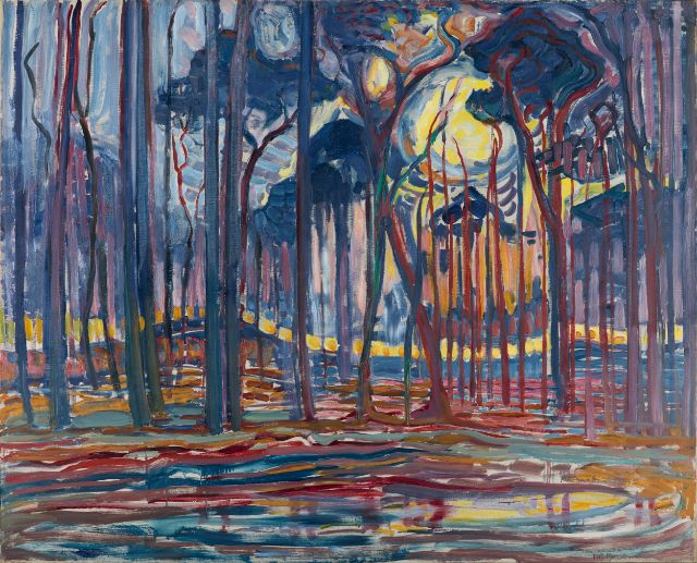 Piet Mondrian, Wald bei Oele, 1908