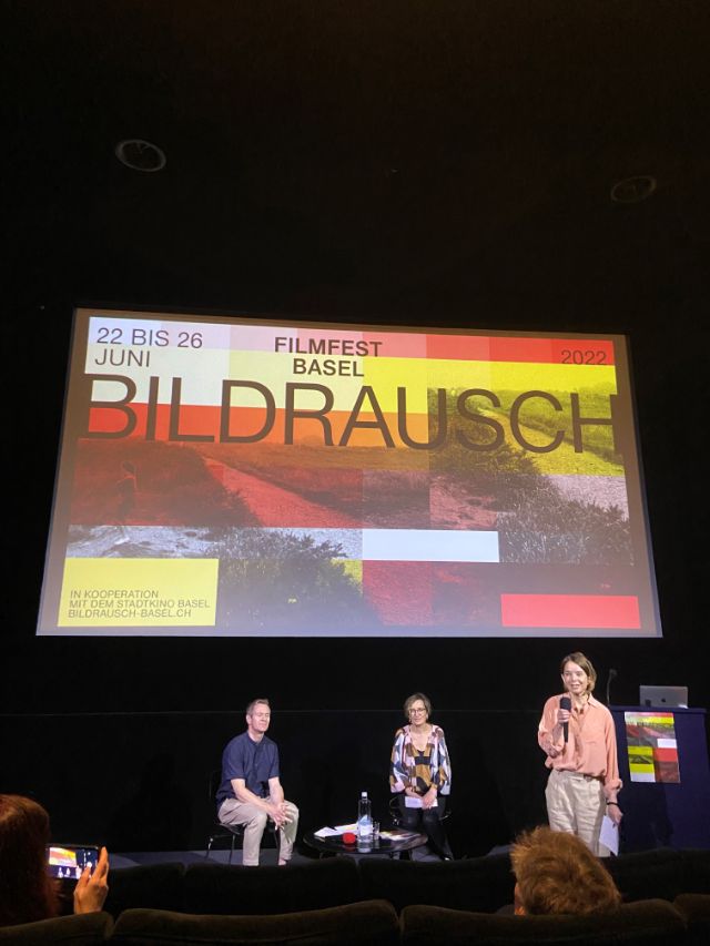 Medienkonferenz zum Bildrausch Filmfestival mit der künstlerischen Leiterin Susanne Guggenberger und dem Bildrausch-Direktor Samuel Steinemann.
