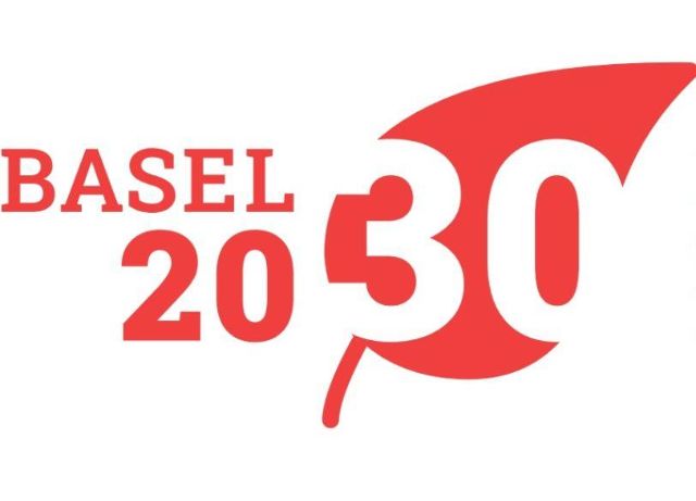 Das Logo der Initiative Basel 2030.
