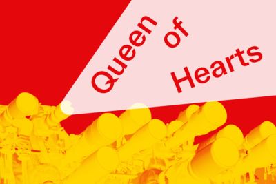 flyer des stücks queen of hearts