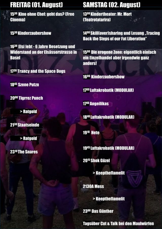 ein flyer zum festival