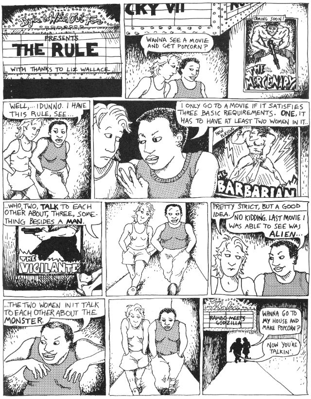 ein comicstrip aus dem jahre 1985