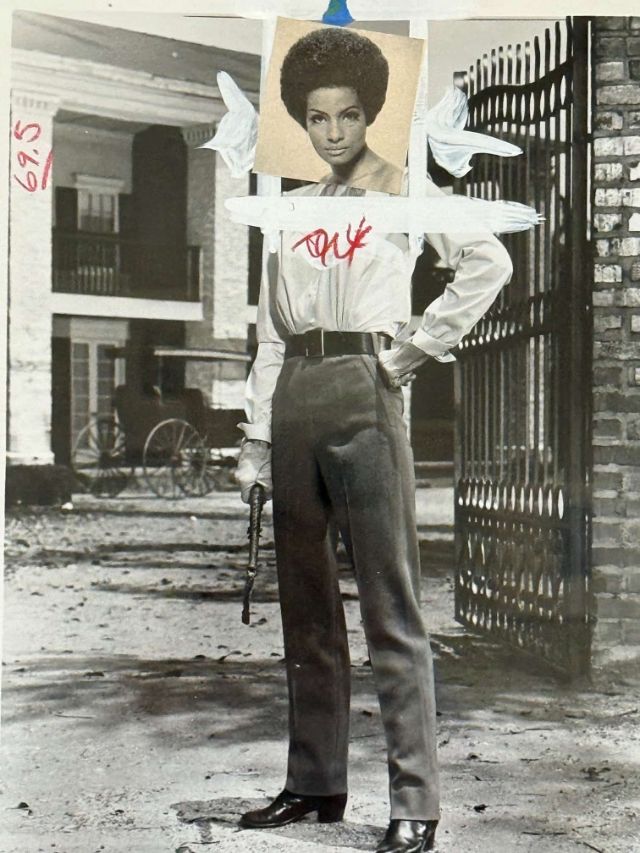 Eine Collage von Lorna Simpson 