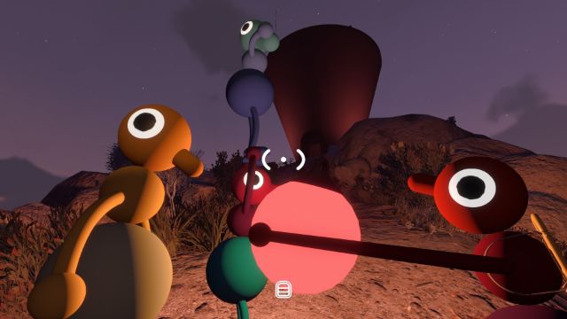 Screenshot zeigt Videospielfiguren