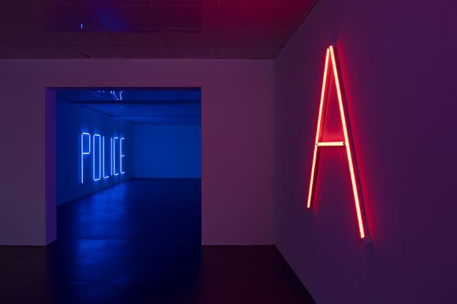 Anne-Lise Coste POLICE, 2022 Neon 153 x 528.5 cm