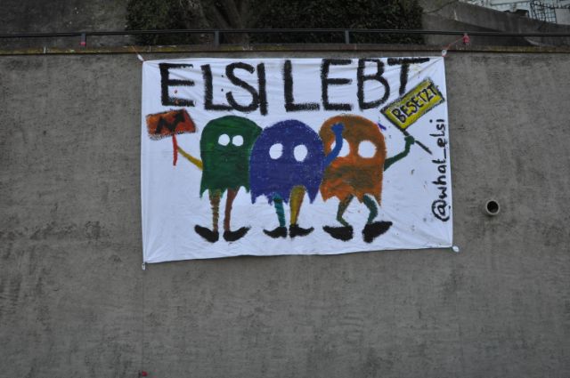 Transparent mit dem Text: Elsi lebt
