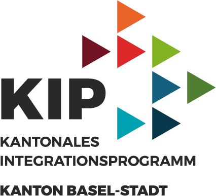 Logo des kantonalen Integrationsprogramms Basel-Stadt